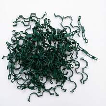 100pcs Tomato Clips, Plastic Grid Plant Support Clips For Climbing Plants, Suitable For Garden, Reusable Clips For Supporting Grape, Tomato Vines And Vegetable Plants, Help Plants Grow Upright And Healthier - Multicolor - View 10