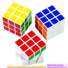 1 khối lập phương ma thuật 3x3x3 chống nước, trò chơi rèn luyện trí não dành cho thanh thiếu niên. - Nhiều màu - Xem 1