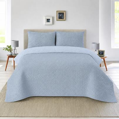 Kynley Edredom liso estilo Bouti para o verão e meia-estação, 100% poliéster, capa de cama para camas de 90/105/135/150 cm, macio, inclui fronha de 50x70 cm. ✅ Entrega em 48-72 horas.