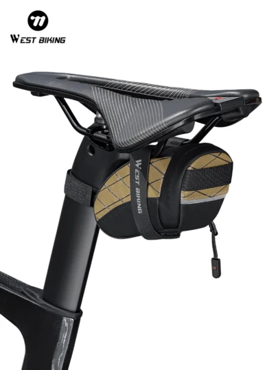  Túi yên xe đạp WEST BIKING, túi đuôi xe đạp, túi phản quang di động cho xe đạp đường trường, túi đựng dụng cụ mini, túi yên xe đạp MTB, phụ kiện xe đạp