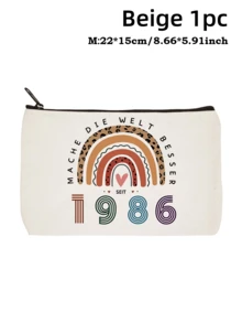 1/3/510 pezzi Borsa trucco per regali di 40° compleanno, borse cosmetiche divertenti per 40° compleanno, idee regalo per 40° compleanno borsa trucco (solo borsa), disponibile anche per regali di 20°, 30°, 50°, 60° compleanno, adatta per amici, amanti, famiglia - multicolore - Visualizzare 79