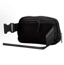 Lululemon Everywhere 1L Zippered Nylon Waist Bag For Women, Black - Black - View 3