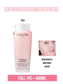 Lancôme 兰蔻舒缓保湿爽肤水，有400毫升、125毫升和50毫升旅行装可选，升级配方温和补水，深层滋养干燥肌肤，舒缓肌肤刺激和敏感，强化肌肤屏障，轻盈乳状质地快速吸收，适合日常使用、办公和旅行携带，是高端保湿舒缓护肤的理想之选。 - 蘭蔻清瀅保濕柔膚水 粉水 - 查看 14