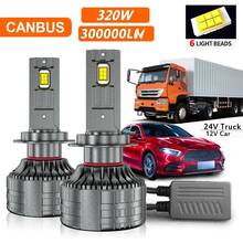 HYNBYZJ Bộ nguồn 2 chiếc, đèn pha LED xe tải 24V, đèn LED H11, H7, H1, đèn pha LED 24V, H4, đèn xe tải 24V, bóng đèn LED 9012, 9005, HB3, 9006, HB4. - A - Xem 2