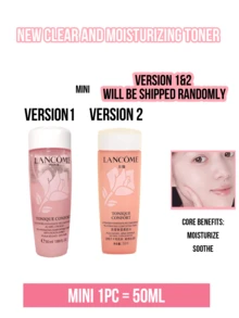 Lancôme 兰蔻舒缓保湿爽肤水，有400毫升、125毫升和50毫升旅行装可选，升级配方温和补水，深层滋养干燥肌肤，舒缓肌肤刺激和敏感，强化肌肤屏障，轻盈乳状质地快速吸收，适合日常使用、办公和旅行携带，是高端保湿舒缓护肤的理想之选。 - 蘭蔻清瀅保濕柔膚水 粉水 - 查看 15