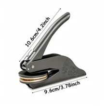 1 pieza Máquina de estampado personalizada, Máquina de estampado para bodas, Máquina de estampado para recién casados, Fuente de boda, Sello de boda, Regalo para recién casados, Regalo personalizado, Boda - Negro - Ver 10