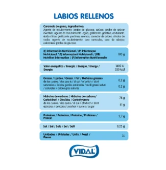 Vidal Dolci e caramelle - Labbra rellenos - Visualizzare 6