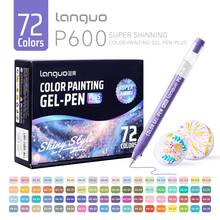 Langge Professional Acrylic Paint Stylus Pen Enhanced Version, Large Capacity Metal Glossy Pen Refill, 1.0mm Stainless Steel Nib Design, Smooth Flowing Ink, Suitable For Student Painting, Note-Taking, Back To School Essential - Multicolor - View 29