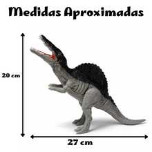 Spinosaurus Dinosaur Toy, 100%  Vinyl, 27cm, Realistic For Children - 灰色 - 查看 2