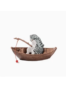 2件組海洋主題魚缸微景觀裝飾品，貓咪小船釣魚造景飾品，高品質樹脂耐用魚缸裝飾，盆栽植物配件 | 節日禮物 | 給釣魚愛好者的禮物 - 一般 - 查看 11