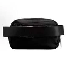 Lululemon Everywhere 1L Zippered Nylon Waist Bag For Women, Black - Black - View 4