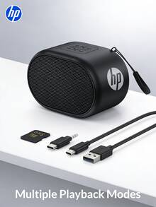 HP无线蓝牙音箱，采用Type-C接口、硅胶材质、火焰红配色、椭圆形设计，并升级至蓝牙6.0版本。这款便携式迷你无线音箱是节日礼物、露营旅行或居家使用的理想之选。 - 查看 6