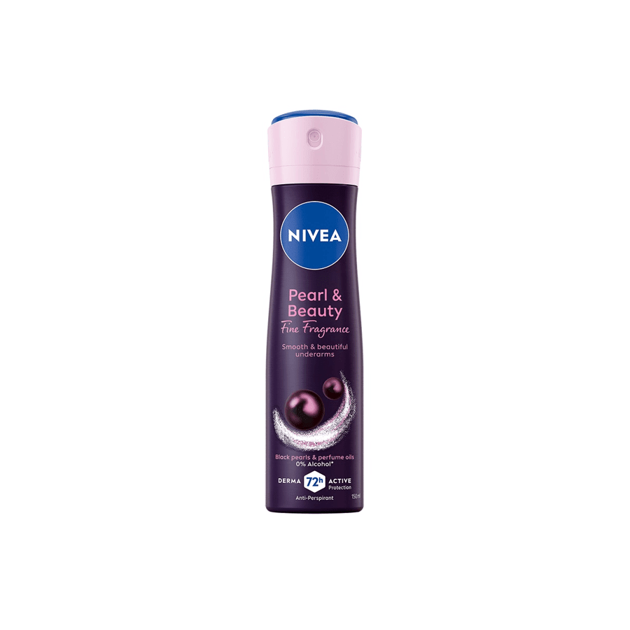 Nivea Pearl & Beauty Fine Fragrance 150 ml Deodorante Antitraspirante Senza Alcool Etilico