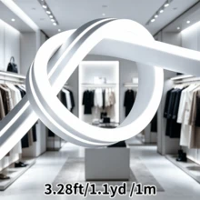 LITSHOW 白色柔光LED灯条，IP67防水，电池供电（不含电池），亮度均匀不眩光，适用于艺术创作、派对、舞台表演、角色扮演和家居装饰。 - 白色 - 查看 8