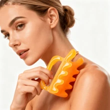 1-10 Tấm Gua Sha đa năng cho lưng – Dụng cụ massage thư giãn cột sống tại nhà - Nhiều màu - Xem 1