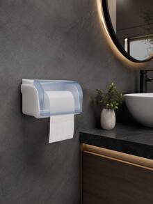 Toilet Plungers & Holders - White Toilet Paper Holder - View 4