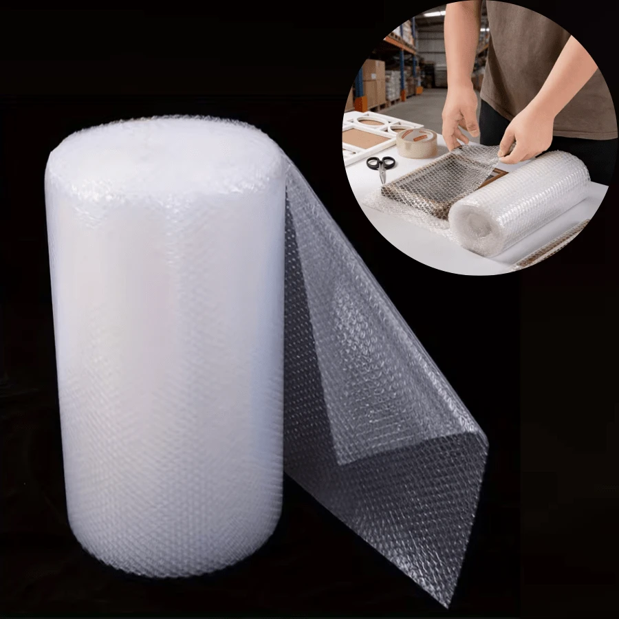 Bubble Wrap Rolls, Bubble Wrap Sheets, Bulk Bubble Wrap Rolls For Moving And Shipping, Effectively Cushions Bubbles And Absorbs Impact, Durable And Reusable, Suitable For Transportation And Fragile Items - White - View 1
