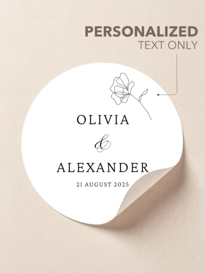 Customized Wedding Stickers | 4cm 100pcs Personalized Bride & Groom Name Labels | Round Waterproof Gift Stickers | Thank You Stickers | Bridesmaid Invitation Stickers | Engagement Party Labels | Anniversary Celebration Stickers | Wedding Reception Decor Stickers | Return Address Labels | Gift Packaging Labels | Suitable For Autumn Holidays, Halloween, Thanksgiving, Christmas And New Year Parties And Celebration Events Seasonal Party Favor Labels ,Forever Love, Holographic Stickers