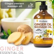 100ml Ginger Massage Oil - Nourishing Ginger Care Oil Suitable For Body Massage And Daily Skincare - Ginger - View 3