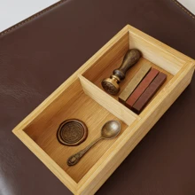 木质桌面收纳盒，浴室香薰收纳盒，茶叶罐，小型工具收纳盒 - 彩色 - 查看 1