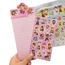 1set/20pcs PAW Patrol Holographic Stickers, Cute Cartoon Dog Patrol Laser Decals, Aesthetic Shiny Stickers For Students, Self-Adhesive Decorative Stickers For Scrapbooking, Journaling, Planner, Notebook, Water Bottle, Laptop, Stationery, Featuring Chase, Skye, Rubble, Rocky, Everest & More, Perfect For DIY Crafts, Party Favors, Classroom Rewards, And Hand Account Decoration - Multicolor - View 2