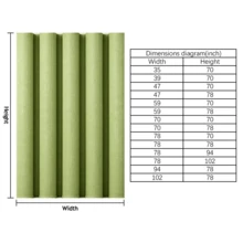 1pc Lime Green Faux Linen Texture Shower Curtain, Modern Minimalist Style Faux Linen Shower Curtain, Thickened Opaque Waterproof Bathroom Dry/Wet Separation Curtain (Daily Home Use/Hotel Apartment/All Seasons) - Lime Green - View 4