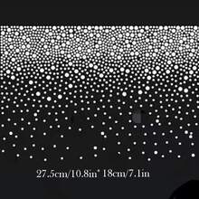 4/6/12片渐变波点金色烫钻贴纸，24*15厘米星空水晶烫钻贴花，闪亮烫钻贴片 - 時尚款 - 查看 14