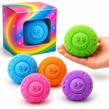 1 quả bóng bóp đàn hồi chậm, đồ chơi giảm căng thẳng mềm mại để bàn văn phòng, quà tặng độc đáo cho các bữa tiệc, đồ trang trí văn phòng nhân dịp sinh nhật, ngày lễ, đồ chơi giảm căng thẳng thú vị. - Nhiều màu - Xem 6