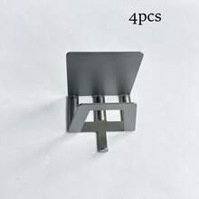 Giá đỡ miếng bọt biển bằng thép carbon (2/4 chiếc), giá đỡ miếng bọt biển tự dính gắn vào cống bồn rửa, móc treo tường nhà bếp. - Nhiều màu - Xem 11