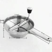 Prensa patatas y machacador de patatas - Acero inoxidable - Ver 4