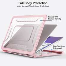 2026 New Neo Case Compatible With Macbook A3404 A18 Pro 14.2 Inch M1 M2 M3 M4 M5 Air 13 Inch 2025 Model, Color Matched With Official Colors, Triple Protection Anti-Scratch Easy Installation Protective Shell, Super Protective Anti-Collision Case With Metal Stand - View 5