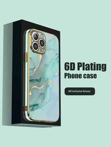 1. Ốp điện thoại 6D mạ điện họa tiết đá cẩm thạch màu lục lam, tương thích với các dòng điện thoại Apple/ốp điện thoại đồng bộ/ốp điện thoại vui nhộn/ốp điện thoại có dây đeo/ốp điện thoại Android/ốp điện thoại/phù hợp với ốp điện thoại/ốp 13/ốp 13 Pro/ốp 13 Promax/ốp 14 Promax/ốp 16 Promax - Nhiều màu - Xem 2