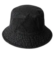 1件水洗刺繡漁夫帽，中性款，復古街頭風，休閒戶外防曬帽 - A - 查看 4