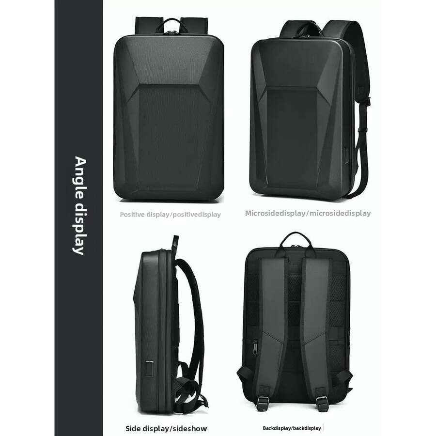 Laptop Backpack, 15.6 Inch Laptop Bag, Waterproof Laptop Backpack, Hard Shell Laptop Backpack, Expandable Laptop Backpack, Multi-Pocket Laptop Bag, Business Travel Backpack, College School Backpack, Outdoor Daypack, Computer Bag For Men Women - View 1