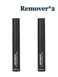 Removedor de cílios postiços 3/2/1pc, 5ml, para aplicação caseira de cílios postiços em tufos, removedor de extensão de cílios DIY, removedor de cola para extensão de cílios DIY. - Preto - Ver 4