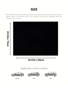 1pc Decorative Printed Car Trunk Mat (2D Flat) - An Essential Companion For Travel. Compatible With Various Car Models, An Indispensable Decorative Accessory For Your Vehicle Interior. Featuring Minimalist Line Pattern Design, It Can Create A Cozy Atmosphere In Your Car While Keeping The Trunk Clean And Dry. - A - View 3