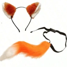 1pc New Nick Wilde Fox Ear Headband - Cute Party Hair Accessory, Adorable Character Design, Valentine's Day Gift And Everyday Cosplay Prop, Birthday Decor, Party Decor, Boyfriend Gift, Birthday Gift, Random Color/Style - Multicolor - View 6