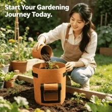 Túi trồng khoai tây, xô trồng khoai tây và cà chua bằng vải nỉ không dệt, túi hỗ trợ sự phát triển của cây trồng. - Nhiều màu - Xem 8
