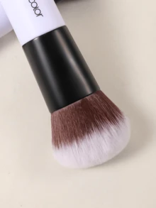docolor 可爱动物脸部化妆刷 便携式粉底刷 散粉刷 腮红刷 修容刷 高光扇形刷 化妆工具 - 白色 - 查看 7