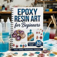 1 Epoxy Resin Art Spiral Notebook Suitable For Beginners, Includes 30 Colorful Resin Projects And Exquisite Finished Product Examples, Perfect Gift For Resin Newbies, DIY Enthusiasts, And Those Needing A Step-By-Step Resin Guide - A - View 5
