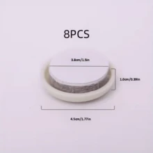 8PCS*45mm/12PCS*32mm/24PCS*25mm 自黏式家具滑墊，可重複使用且無噪音的家具腿滑墊，家具地毯移動墊，重型椅子腿地板保護墊，硬木地板移動墊 - A - 查看 11