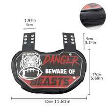 1pc Professional Football Match Training Waist Protection American Football Back Armor Accessory Sports Protection Football Back Pad - Multicolor - View 3