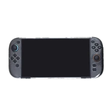 Switch 2 閃亮亮片透明硬殼保護套，可拆卸透明閃亮外殼，適用主機與 Joy-Con，防刮耐衝擊防摔全方位保護，Switch 2 遊戲配件 - 查看 11