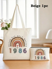 1/3/510 pezzi Borsa trucco per regali di 40° compleanno, borse cosmetiche divertenti per 40° compleanno, idee regalo per 40° compleanno borsa trucco (solo borsa), disponibile anche per regali di 20°, 30°, 50°, 60° compleanno, adatta per amici, amanti, famiglia - multicolore - Visualizzare 62