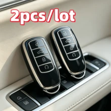 Bộ 2 ốp bảo vệ chìa khóa xe hơi cho Chery Tiggo 8 Pro, Tiggo 8plus, New 5 Plus, 7pro, Tiggo 7 Pro Max, Omoda 5, C5, Modod - Nhiều màu - Xem 1