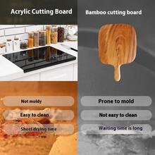 Non Slip Kitchen Countertop Cutting Board Acrylic Chopping Board  Cutting Mat - Default - View 6