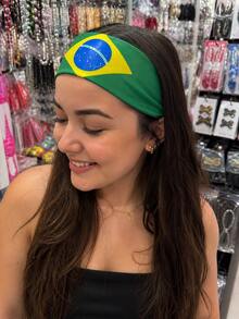 Satin Scarf And Headband Brazil (Various Ways To Use Them) - 巴西/巴西 - 查看 1