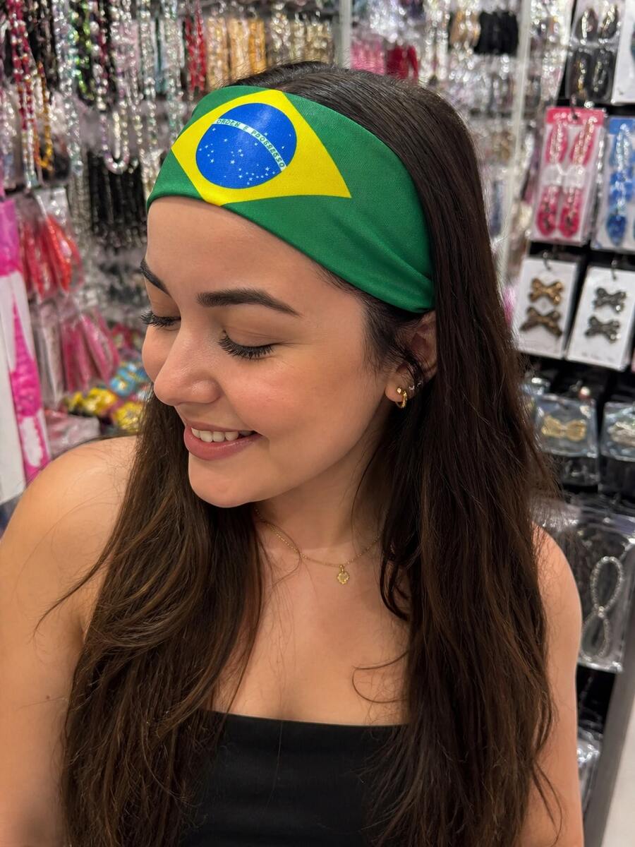Satin Scarf And Headband Brazil (Various Ways To Use Them) - 巴西/巴西 - 查看 1