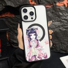 マグネット式黄ばみ防止 | 高級感あふれる2in1アクリルマグネット式スマホケース！スタイリッシュで手触りも良く、実用的な保護機能とマグネット式・耐衝撃設計を融合させた、高級感あふれるケースです。 少女和服髪飾り花ケース  11 すまほ ケース 家族、恋人、友人、そして子供たちへのプレゼントに最適です。  14 Plus/17 Pro/15 Pro/12/12 Pro Max/13 Pro Max/16 Pro Max/16/12 Pro/17/11 Pro Max/ 13 pro/14 Pro/17e/14 Pro Max/15 Plus/17 Pro Max/11 Pro/16 Plus/15/14/16 Pro/Apple  Air/13/15 Pro Max/16e - ブラック - チェックする 15