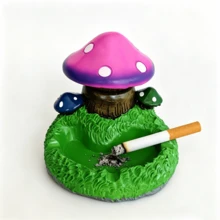 New Mushroom Ashtray, Indoor/Outdoor Dual-Use, Suitable For Garden, Home, Office Decor, Forest Mushroom Shaped Ashtray With Storage - 1 - View 10
